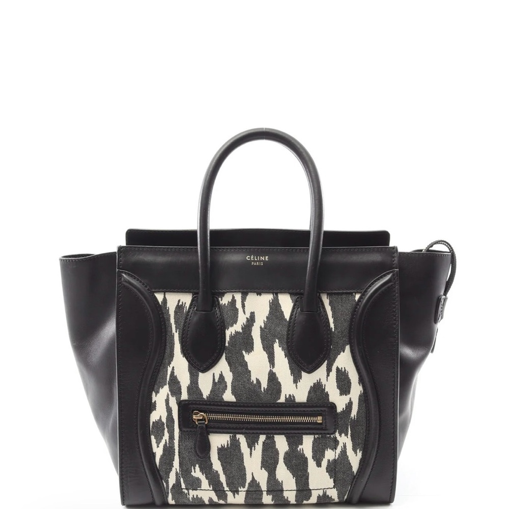 Celine  Snakeskin mini luggage